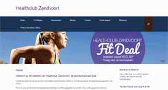 Desktop Screenshot of healthclubzandvoort.nl